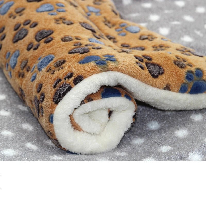 Tapis de sol chien brun a pattes
