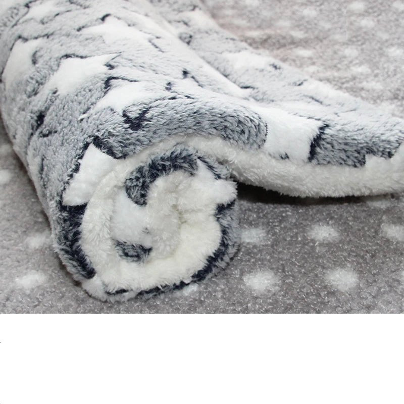 Tapis de sol chien blanc et gris 