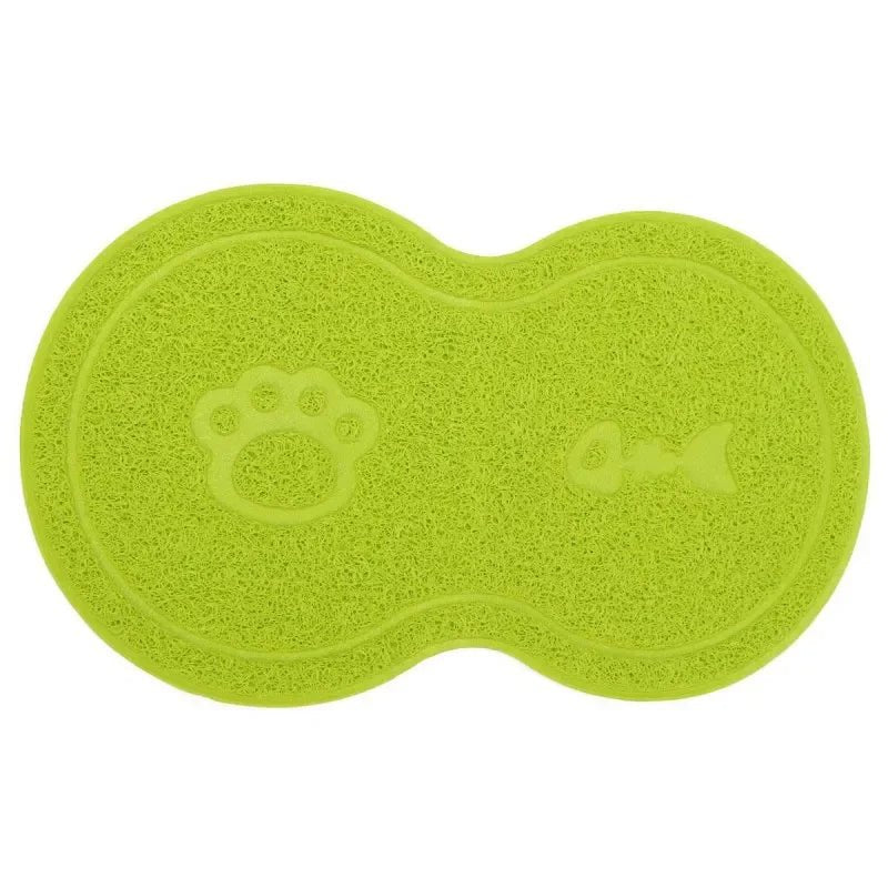 Tapis de sol gamelle chien de couleur vert 