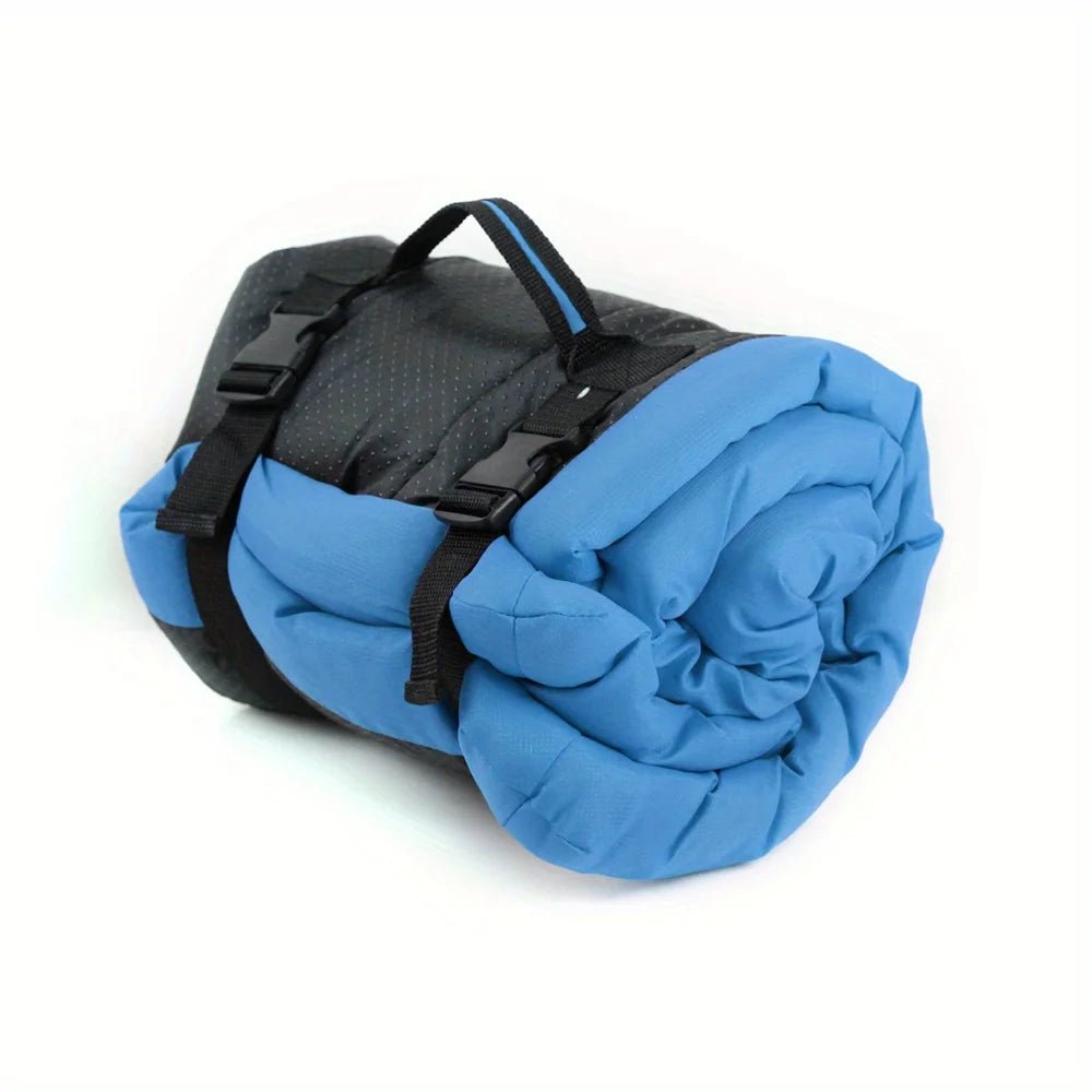 Tapis grand chien impermeable bleu