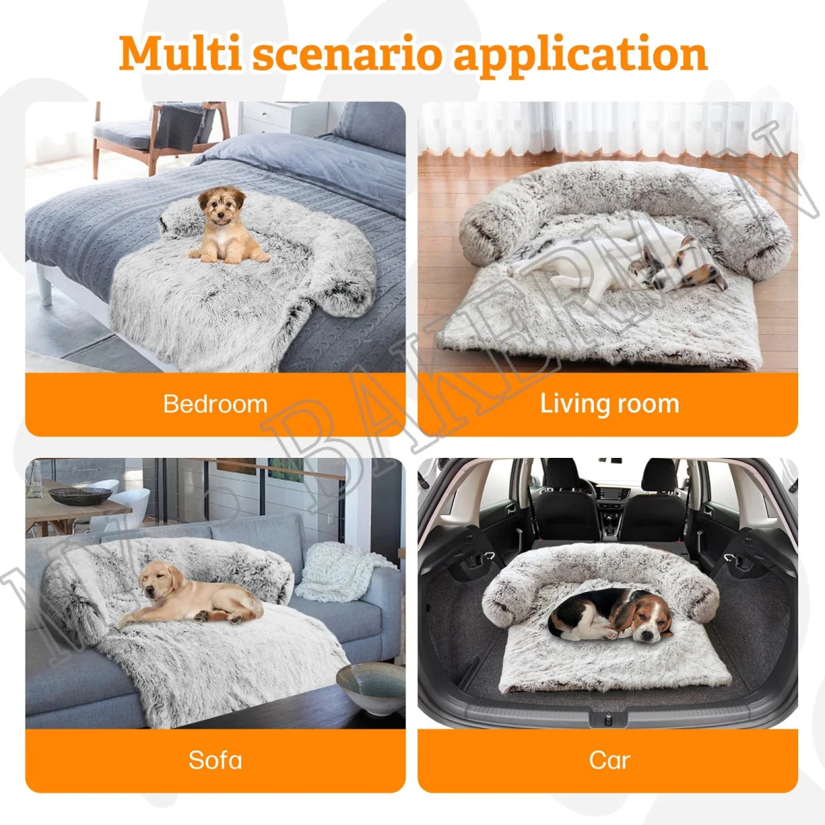 Tapis pour chien lavable en machine fonctionnement 