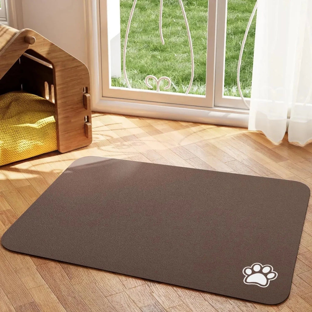 Tapis sous gamelle chien